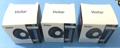Vivitar DC-58W 0.43X 58mm Wide Angle Lens, Black 3PACK - Image 1 of 4
