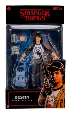 JAZWARES Stranger Things Dustin Henderson Upside Down Collector Figure - 6-Inch