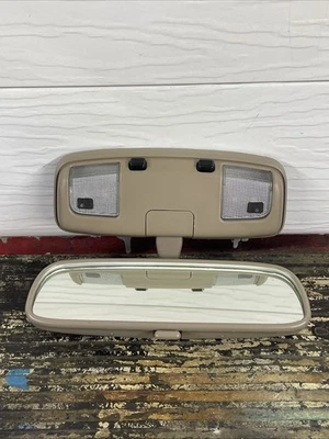 1996-2002 Toyota 4Runner 96-04 Tacoma Rear View Mirror Dome Light Tan OEM - Image 1 of 4