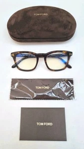 Tom Ford Glasses Frames TF 5870 -B 052 Havana Brown. 50 x 21 Blue Block. - Picture 1 of 5
