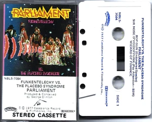 PARLAMENT: Funkentelechy vs. Placebo Syndrom - fast neuwertig Kassette mit seltenem Typo (1977) - Bild 1 von 4