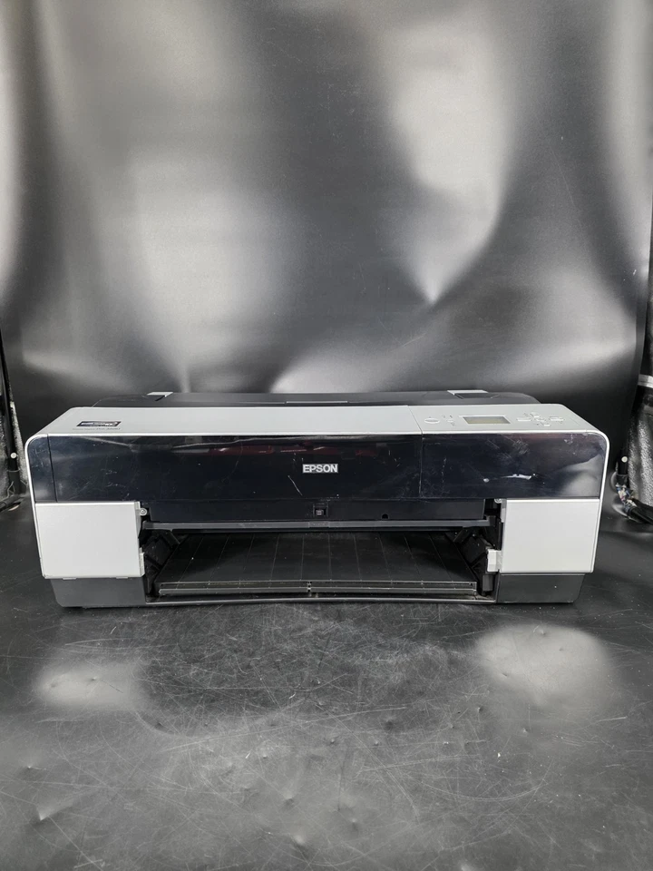 Epson Stylus Pro 3880 K141A Large Format Color Inkjet Printer w/ Power Cord - Image 1 of 4