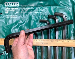 Allen USA LONG ARM HEX KEY SET  56014 Excellent USED Condition - Picture 1 of 8