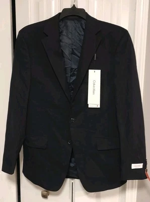 Chaqueta Traje Calvin Klein Para Hombre XSlim Fit Azul Marino Talla 42R 1 Pieza  Foto 1 de 4