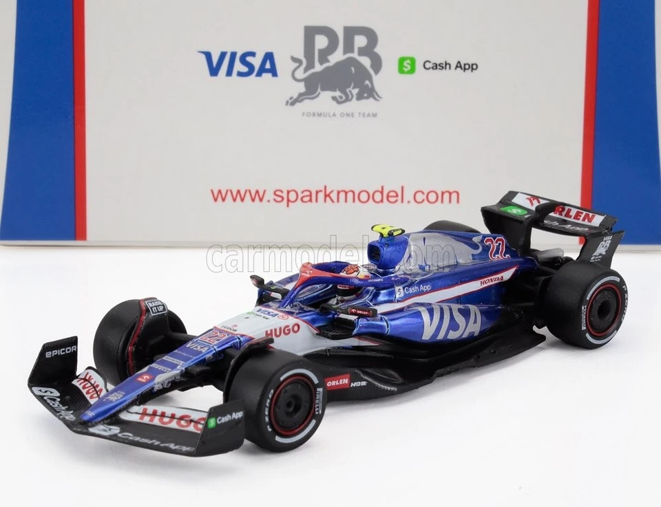 1/64 SPARK-MODEL - RACING BULLS - F1 VCARB-01 TEAM VISA CASH APP N 22 SEASON Y37 - Immagine 1 di 1