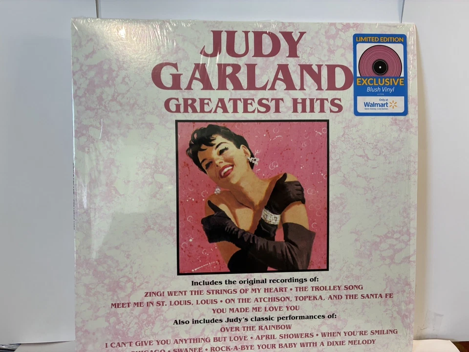 JUDY GARLAND ALL TIME GREATEST HITS VINYL LIMITED PINK LP! OVER THE RAINBOW Foto 1 de 2