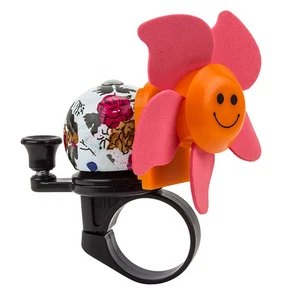 Campana de bicicleta Sunlite molino de viento blanca/roja - Imagen 1 de 1