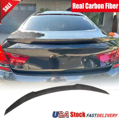 Alerón trasero de carbono real para BMW Serie 6 F06 F13 640i 650i M6 2012UP Foto 1 de 4