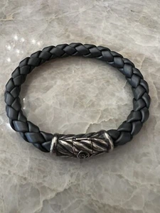 David Yurman Mens Chevron Bracelet 100% Authentic DY - Picture 1 of 6