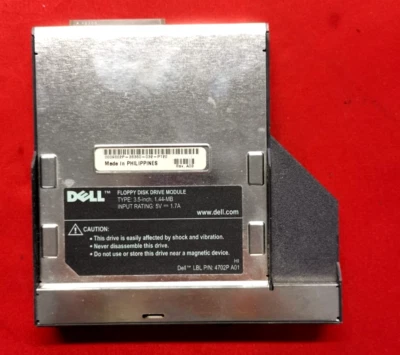 Dell Laptop Floppy Disk Drive Module  3.5" 1.44MB LBL P/N 4702P A01 - Image 1 of 4