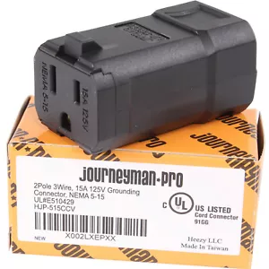 Buchse Verlängerungskabel Ersatzenden 15 AMP Netzstecker elektrische Reparatur 5-15 - Bild 1 von 9