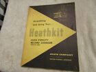 Vintage HEATHKIT Assembly & Using Manual RP-3 High Fidelity Record Changer 1959