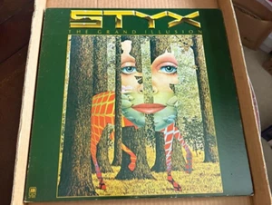 Styx "The Grand Illusion" 1977 Vinyl LP Record Album & Poster! - Picture 1 of 2