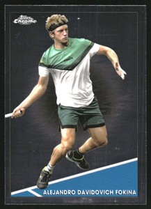 2021 Topps Chrome Tennis #15 Alejandro Davidovich Fokina 