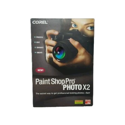 Corel Paint Shop Pro Photo X2 Software Windows Paint Shop Pro X2 2007 - Image 1 of 4