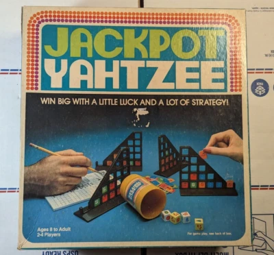 Vintage Milton Bradley Jackpot Yahtzee Board Game 1980 - Image 1 of 4