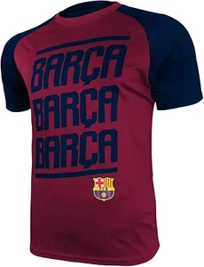 Icon Sports Men FC Barcelona Officially Licensed Soccer Poly Shirt Jersey -24 L - Picture 1 of 1