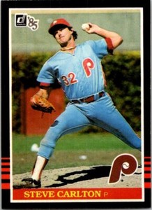 1985 Donruss Steve Carlton  305 Philadelphia Phillies