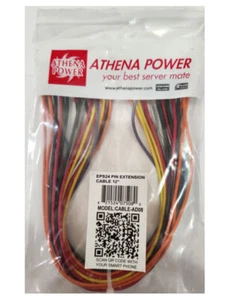 Atherna  ATX EPS 24 PIN to 24 PIN 12 Inch Extension Cable (CABLE-AD08)  - Picture 1 of 3