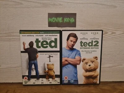 Ted 1 And Ted 2 (DVD, 2012) Mark Wahlberg {Comedy} Mila Kunis [Region 2] 15 [UK] - Image 1 of 3