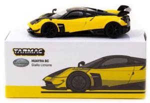 Tarmac Works GLOBAL64 Pagani Huayra BC Giallo Limone 1:64 Scale Diecast Car - Picture 1 of 3