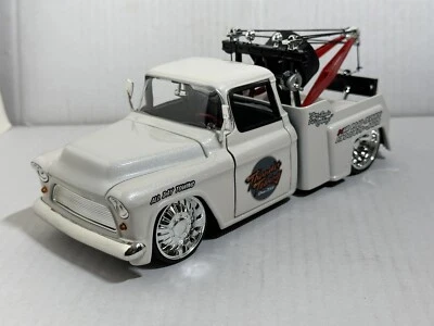 Grúa Chevy Stepside Jada Bigtime BTK 1955 BLANCA 1:24 NUEVA SIN CAJA Foto 1 de 4