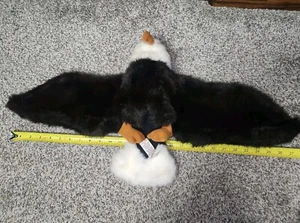 Folkmanis American Bald Eagle Hand Puppet  Folktales Large Plush 28" Wingspan  - Picture 1 of 7