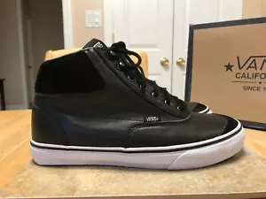 VANS SCHWARZ UND WEISS HERREN SWITCHBACK CA SCHUHE GRÖSSE 9 LEDER WILDLEDER VN0JLMBA2 - Bild 1 von 9