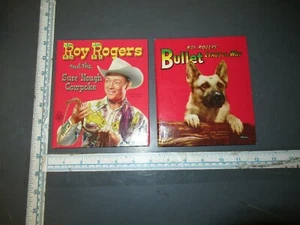 Vintage Whitman Tell-A-Tale Book ROY ROGERS & BULLET - Bild 1 von 4
