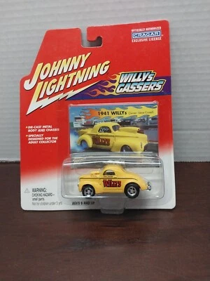 JOHNNY LIGHTNING 2001 WILLYS GASSERS 1941 WILLYS HOT ROD STEVE CASTELLI - Image 1 of 4