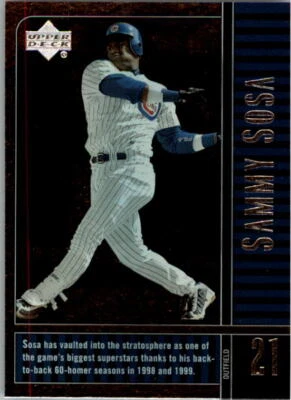 2000 Upper Deck Legends #19 Sammy Sosa - NM-MT - Image 1 of 2