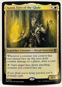 MTG-Kaust, Eyes of the Glade - #1- Commander: Murders at Karlov Manor-FOIL-NM - Picture 1 of 2