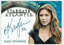 Stargate Atlantis Season 3 & 4 Autograph Auto Card Kari Wuhrer as Nancy