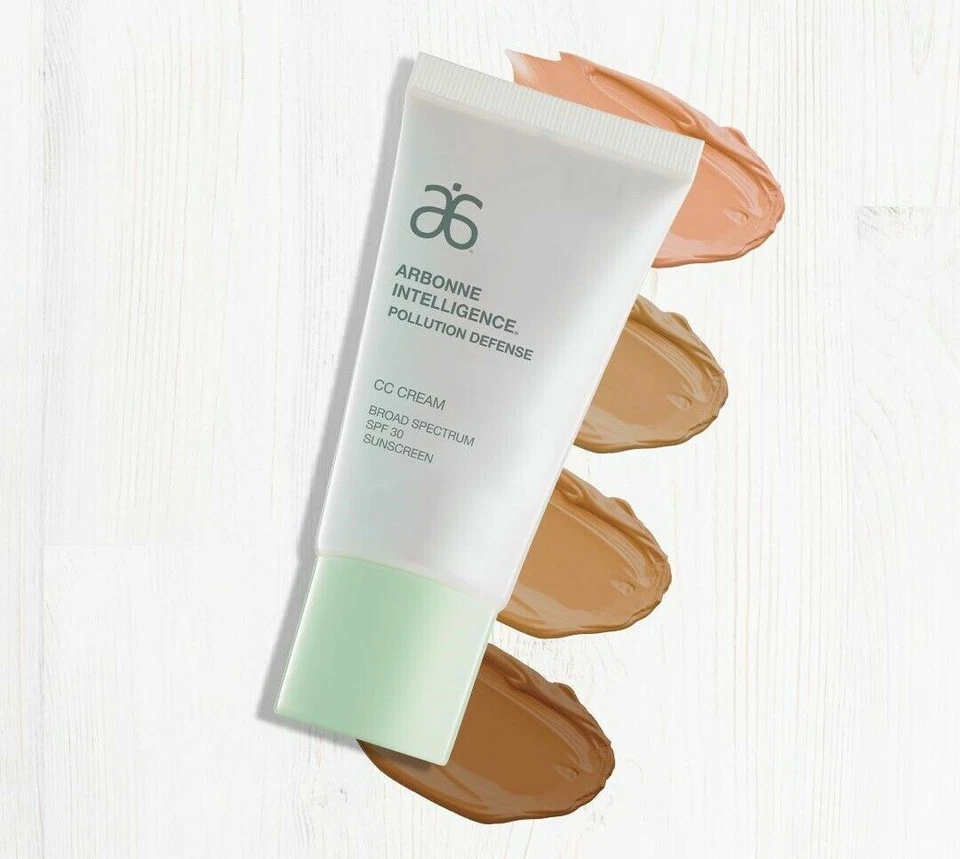 ARBONNE Intelligence Pollution Defense CC Cream 13-in-1, Shade # Dark (BNIB)