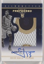 2016 Panini Preferred Silhouettes Rookies Prime /25 Cheick Diallo Rookie Auto RC