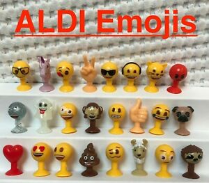 Aldi Emoji Emojis -  Figur aussuchen aus allen 24 Figuren oder komplett Set NEU