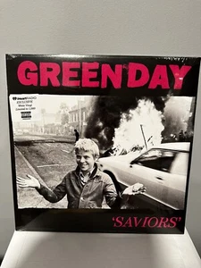 Green Day SAVIORS Ltd Ed iHeart Radio Exclusive White Vinyl ONLY 1000 Copies - Picture 1 of 1