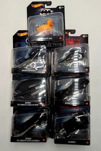 The Animated Batman Series 2022 Hot Wheels Combic Batmobile Set of 7 - Picture 1 of 10