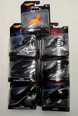 Juego de 7 Batimóvil Combic Hot Wheels The Animated Batman Series 2022 Foto 1 de 4