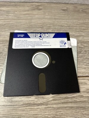 Top Gun For Commodore 64 / 128 Thunder Mountain Floppy Disk - Image 1 of 4