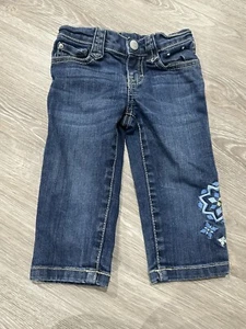 GYMBOREE Girls Size 4 Slim Jean Capri Greek Isle Style - Picture 1 of 2