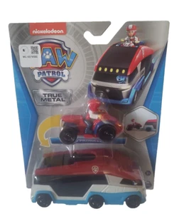 Paw Patrol True Metal PAW Patroller Die-Cast Team Vehicle with 1:55 Scale Ryder - Picture 1 of 2