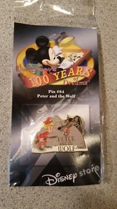 Disney 100 Years of Dreams LE Pin #84 Peter and the Wolf 1946 NOC FAST Shipping! - Picture 1 of 2