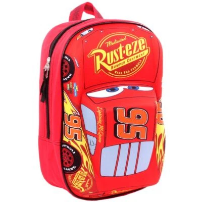 3D Rucksack Piston Cup | Disney Cars | 35 x 24 x 17 cm | Jungen Kinder Tasche - Bild 1 von 4