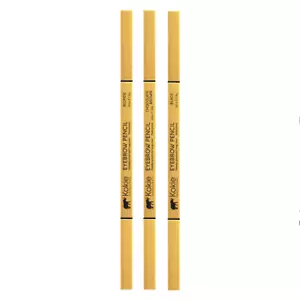 Lápiz impermeable de doble extremo Kokie Professional delineador de cejas tamaño completo sellado - Imagen 1 de 7