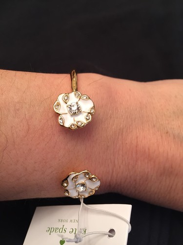 Bracciale Kate Spade Beach Ho Bouquet Bianco Multi Nuovo con etichette Spedizione Gratuita