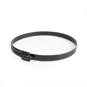 Abrazadera furtiva 7,00"" 6,25"" - 7,125"" NEGRA acero inoxidable engranaje de gusano de alta resistencia - Imagen 1 de 4