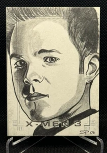 2006 X-Men 3: The Last Stand SketchaFEX Sketch Card Sean Pence Iceman - Picture 1 of 2