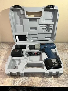 Ryobi 7.2 volts HP721 Cordless drill set charger adapter bits portable case - Picture 1 of 12