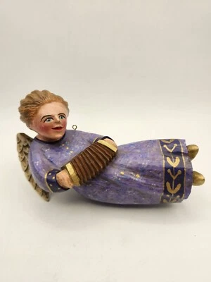 Leo Smith Angel of Music Ornament Figurine #1802 Signed Numbered Folk Art - Image 1 of 4